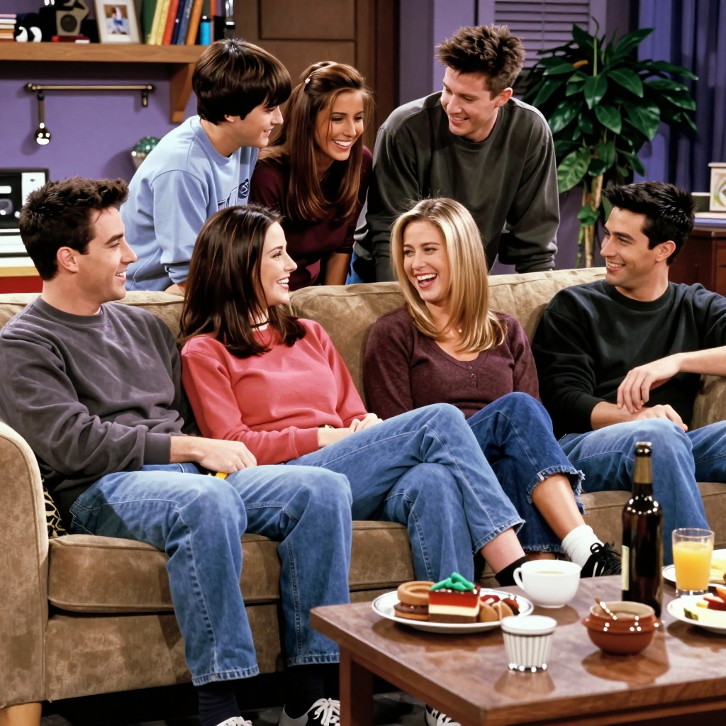 Which TV show features the iconic opening theme 'I'll Be There for You'?