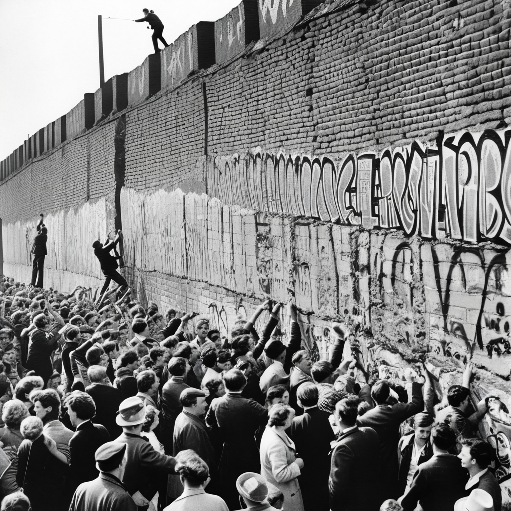 What year did the Berlin Wall fall?