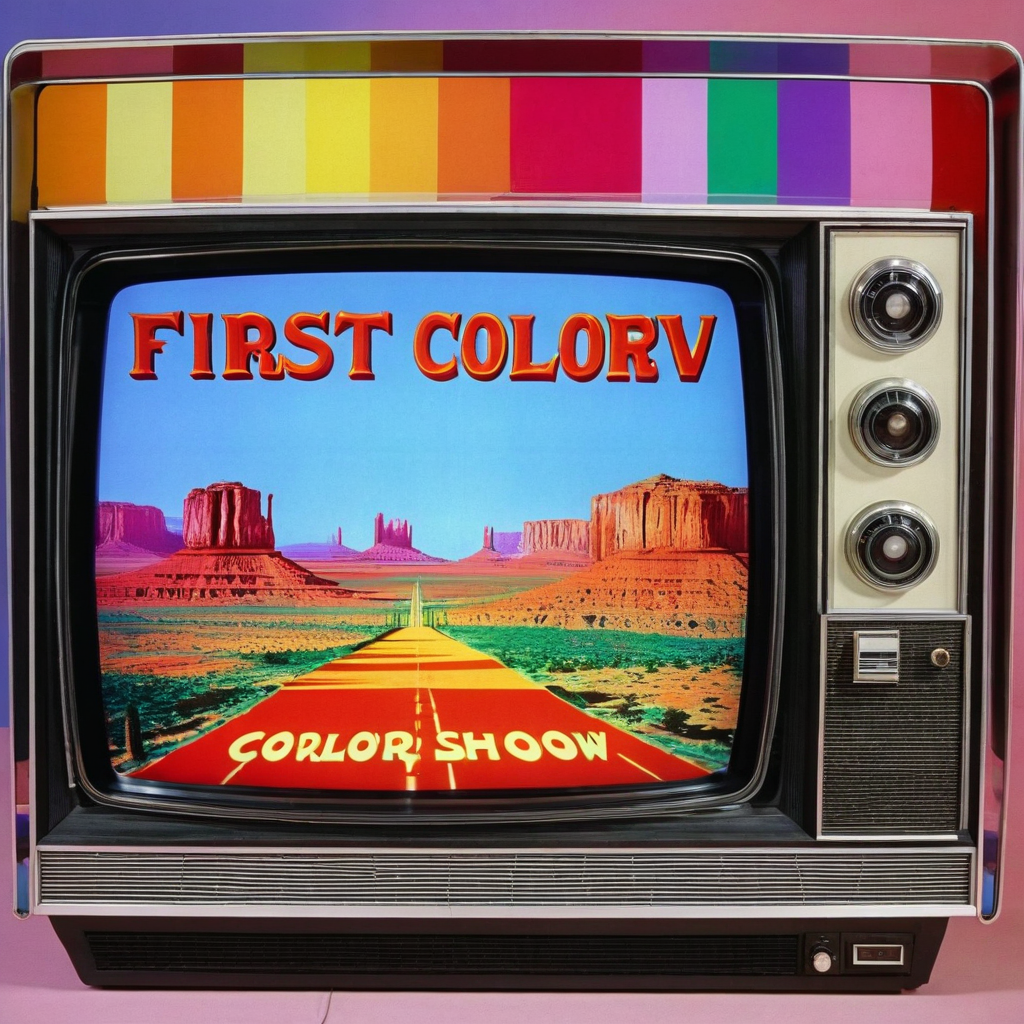What was the first television show to be broadcast in color?